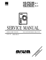 Aiwa HS-PX390 AH Service Manual preview