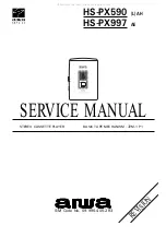 Aiwa HS-PX590AH Service Manual preview