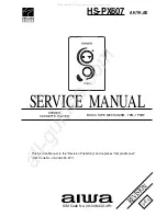 Aiwa HS-PX607 Service Manual preview