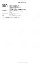 Preview for 2 page of Aiwa HS-RX208 Service Manual