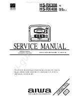 Aiwa HS-RX308 Service Manual предпросмотр