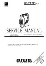 Aiwa HS-TA176 YL Service Manual preview