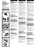 Preview for 1 page of Aiwa HS-TA481 Operating Instructions