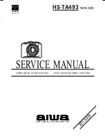 Предварительный просмотр 1 страницы Aiwa HS-TA493 Service Manual