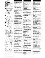 Предварительный просмотр 1 страницы Aiwa HS-TX386 Operating Instructions