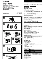 Предварительный просмотр 1 страницы Aiwa HS-TX716 Operating Instructions Manual