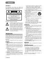 Preview for 2 page of Aiwa HT-DV1 Operating Instructions Manual