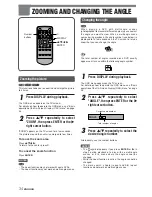 Preview for 34 page of Aiwa HT-DV1 Operating Instructions Manual