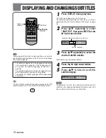 Preview for 36 page of Aiwa HT-DV1 Operating Instructions Manual