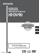 Предварительный просмотр 1 страницы Aiwa HT-DV90 Operating Instructions Manual