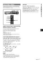 Предварительный просмотр 17 страницы Aiwa HT-DV90 Operating Instructions Manual