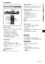 Предварительный просмотр 27 страницы Aiwa HT-DV90 Operating Instructions Manual