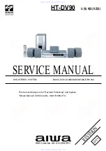 Aiwa HT-DV90 Service Manual предпросмотр