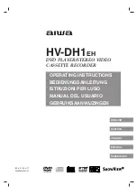 Aiwa HV-DH1EH Operating Instructions Manual preview