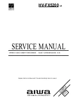 Aiwa HV-FX5200 Service Manual preview