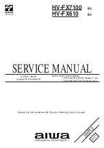 Aiwa HV-FX610 Service Manual preview