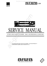 Aiwa HV-FX8700 Service Manual preview