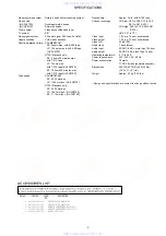 Предварительный просмотр 3 страницы Aiwa HV-FX970 Service Manual