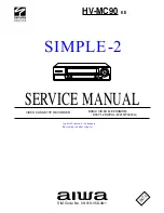 Aiwa HV-MC90 Service Manual preview