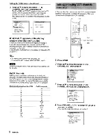 Preview for 10 page of Aiwa HV-MX100 Operating Instructions Manual