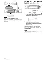 Preview for 12 page of Aiwa HV-MX100 Operating Instructions Manual