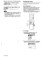 Preview for 20 page of Aiwa HV-MX100 Operating Instructions Manual