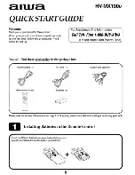 Preview for 34 page of Aiwa HV-MX100 Operating Instructions Manual