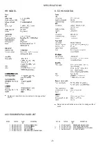 Предварительный просмотр 2 страницы Aiwa LCX-107 Service Manual