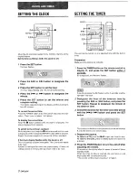 Предварительный просмотр 10 страницы Aiwa LCX-150 Operating Instructions Manual