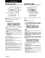 Preview for 10 page of Aiwa LCX-155 Operating Instructions Manual