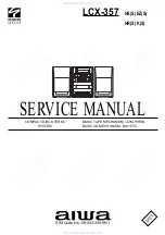 Preview for 1 page of Aiwa LCX-357 EZ Service Manual