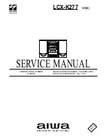 Aiwa LCX-K277 Service Manual preview