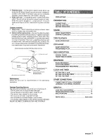 Предварительный просмотр 3 страницы Aiwa NSX-A111 Operating Manual