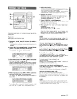 Предварительный просмотр 15 страницы Aiwa NSX-A111 Operating Manual