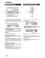 Preview for 14 page of Aiwa NSX-A115 Operating Instructions Manual