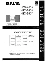 Предварительный просмотр 1 страницы Aiwa NSX-A505 Service Manual