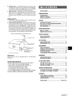 Предварительный просмотр 3 страницы Aiwa NSX-A707 Operating Instructions Manual