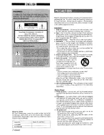 Предварительный просмотр 2 страницы Aiwa NSX-A888 Operating Instructions Manual