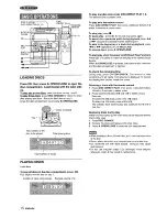 Preview for 16 page of Aiwa NSX-A909 Operating Instructions Manual