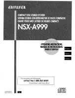 Aiwa NSX-A999 Operating Instructions Manual предпросмотр