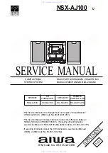 Предварительный просмотр 1 страницы Aiwa NSX-AJ100 Service Manual