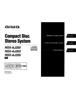 Aiwa NSX-AJ200 Operating Instructions Manual preview