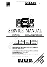 Aiwa NSX-Aj22 Service Manual preview