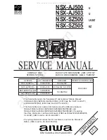 Aiwa NSX-AJ500 Service Manual preview