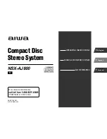 Aiwa NSX-AJ800 Operating Instructions Manual предпросмотр