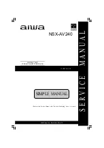 Aiwa NSX-AV240 Simple Manual предпросмотр