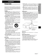 Preview for 3 page of Aiwa NSX-AV900 Operating Instructions Manual