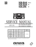 Preview for 1 page of Aiwa NSX-BL44 Service Manual