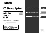 Aiwa NSX-D20 Operating Instructions Manual preview