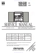 Предварительный просмотр 1 страницы Aiwa NSX-D20 Service Manual